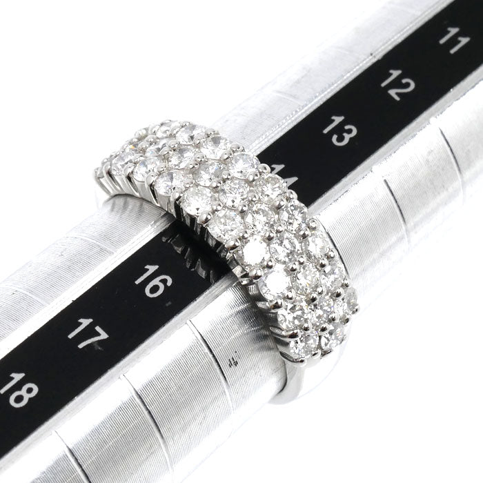 Pt900プラチナ リング・指輪 ダイヤモンド1.50ct 15号 6.5g レディース【中古】【美品】