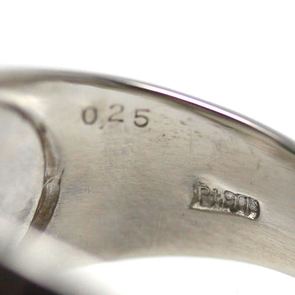 Pt900プラチナ リング・指輪 翡翠1.97ct ダイヤモンド0.25ct 20.5号 29.3g メンズ【中古】