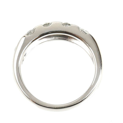 Pt900プラチナ リング・指輪 エメラルド0.46ct ダイヤモンド0.56ct 11号 7.7g レディース【中古】【美品】