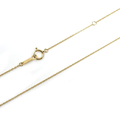 K18YG イエローゴールド 小豆 ネックレス 小豆 1.4g 40cm レディース【中古】