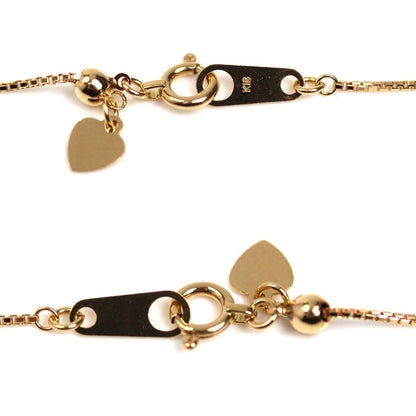 K18PG ピンクゴールド ネックレス ベネチアン 2.7g ～45cm レディース【中古】