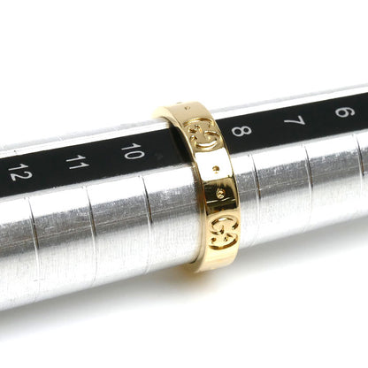 GUCCI グッチ K18YG イエローゴールド アイコン リング リング・指輪 ‎660070 J8500 8000 9号 3.6g レディース【中古】【美品】