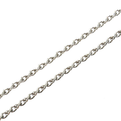 Pt850プラチナ デザイン ネックレス 6.8g ～45cm フリーチェーン レディース【中古】【美品】