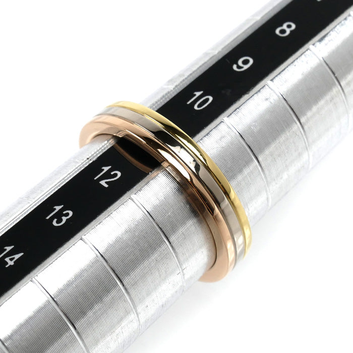 CARTIER カルティエ K18YG/WG/PG ヴァンドーム リング・指輪 11号 51 4.7g レディース【中古】【美品】