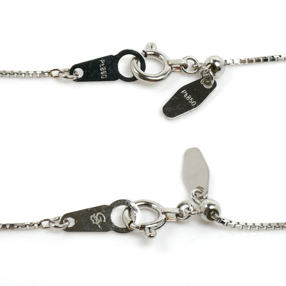 ゆきざき Pt900プラチナ Pt850プラチナ リッチクロス ネックレス W50217.2.2 ダイヤモンド0.50ct 4.3g ～50cm フリーチェーン レディース【中古】