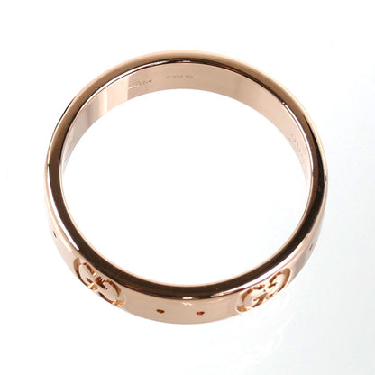 GUCCI グッチ K18PG ピンクゴールド アイコン リング・指輪 8.5号 3.2g レディース【中古】【美品】