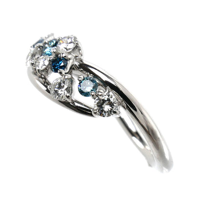K18WG ホワイトゴールド リング・指輪 ダイヤモンド0.50ct 12号 4.1g レディース【中古】【美品】