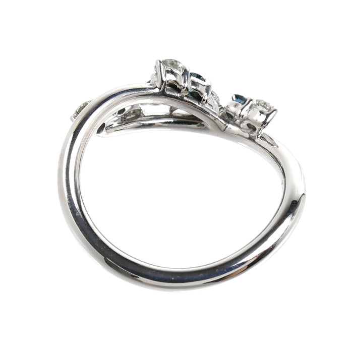 K18WG ホワイトゴールド リング・指輪 ダイヤモンド0.50ct 12号 4.1g レディース【中古】【美品】