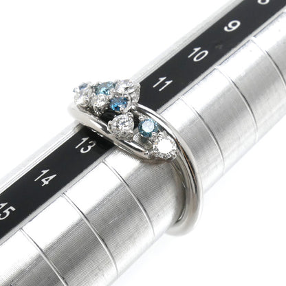K18WG ホワイトゴールド リング・指輪 ダイヤモンド0.50ct 12号 4.1g レディース【中古】【美品】