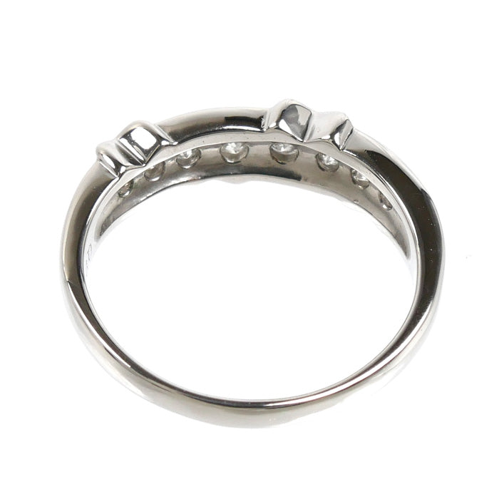 Pt900プラチナ リング・指輪 ダイヤモンド0.50ct 15号 5.3g レディース【中古】