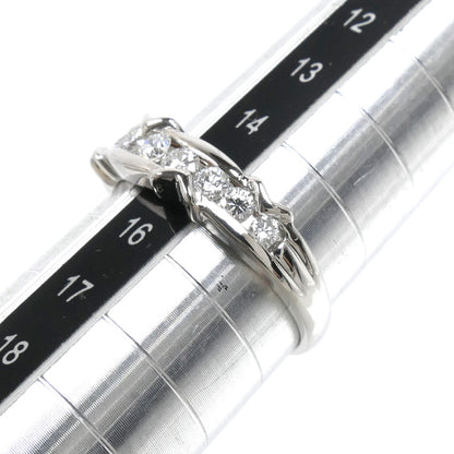 Pt900プラチナ リング・指輪 ダイヤモンド0.50ct 15号 5.3g レディース【中古】