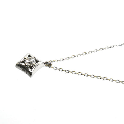 festaria bijou SOPHIA K10WG ホワイトゴールド Wish upon a star ネックレス 21128-233100050 ダイヤモンド0.058ct 1.1g 40cm レディース【中古】