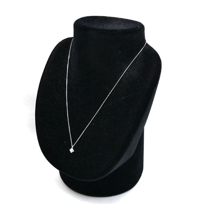 festaria bijou SOPHIA K10WG ホワイトゴールド Wish upon a star ネックレス 21128-233100050 ダイヤモンド0.058ct 1.1g 40cm レディース【中古】