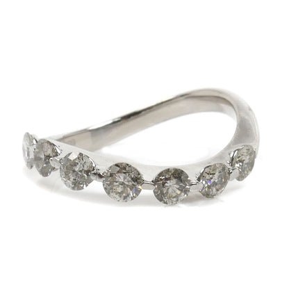 K18WG ホワイトゴールド リング・指輪 ダイヤモンド1.00ct 11号 2.6g レディース【中古】【美品】