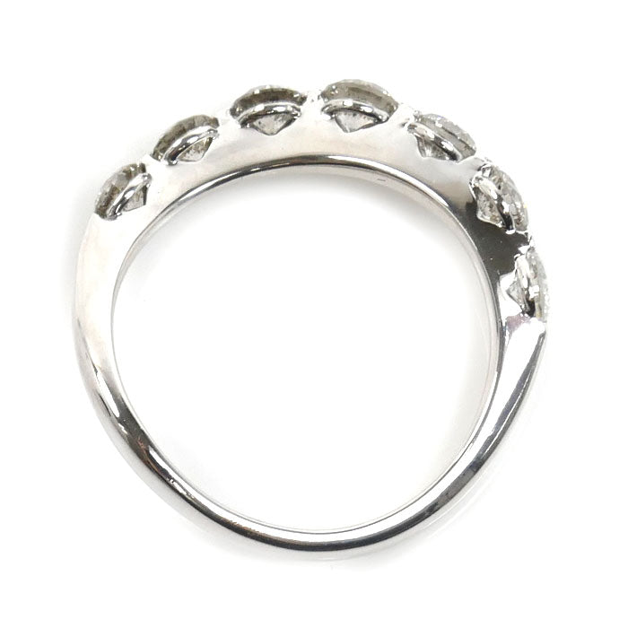 K18WG ホワイトゴールド リング・指輪 ダイヤモンド1.00ct 11号 2.6g レディース【中古】【美品】