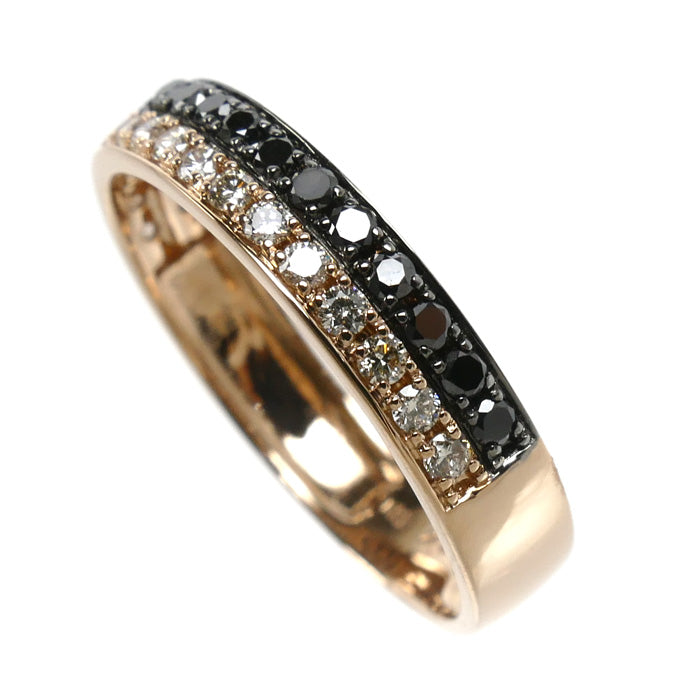 K18PG ピンクゴールド リング・指輪 ダイヤモンド0.41ct 12.5号 2.1g レディース【中古】【美品】