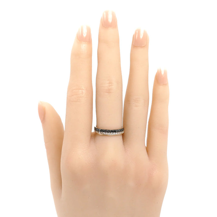 K18PG ピンクゴールド リング・指輪 ダイヤモンド0.41ct 12.5号 2.1g レディース【中古】【美品】