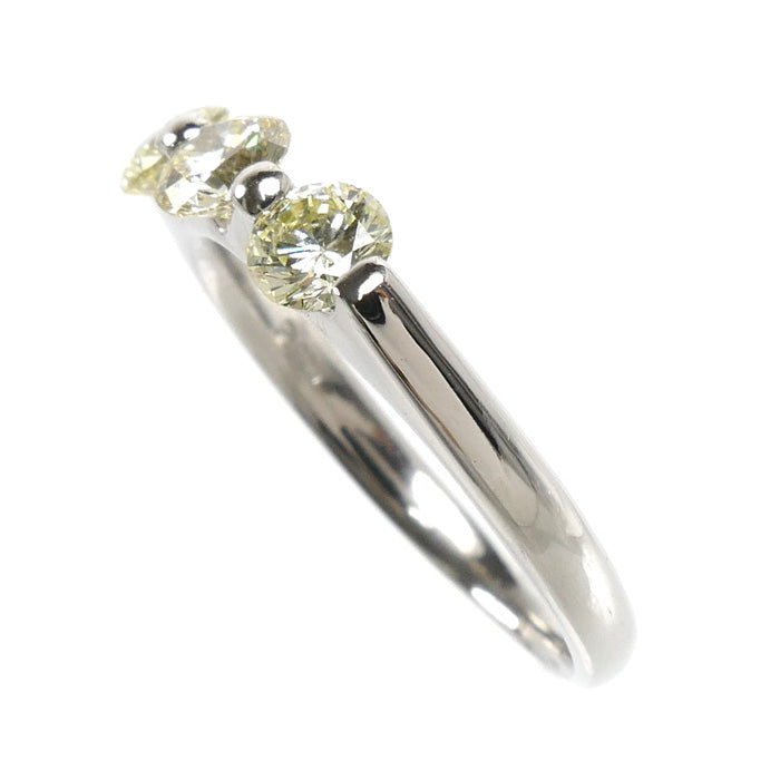 Pt900プラチナ リング・指輪 ダイヤモンド1.001ct 15号 5.3g レディース【中古】