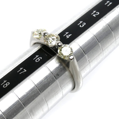 Pt900プラチナ リング・指輪 ダイヤモンド1.001ct 15号 5.3g レディース【中古】