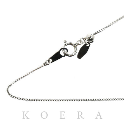 Pt850プラチナ ネックレス ベネチアン 3.0g ～45cm フリーチェーン レディース【中古】