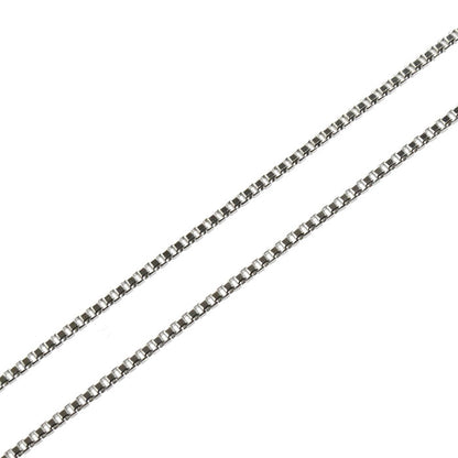 Pt850プラチナ ネックレス ベネチアン 3.0g ～45cm フリーチェーン レディース【中古】