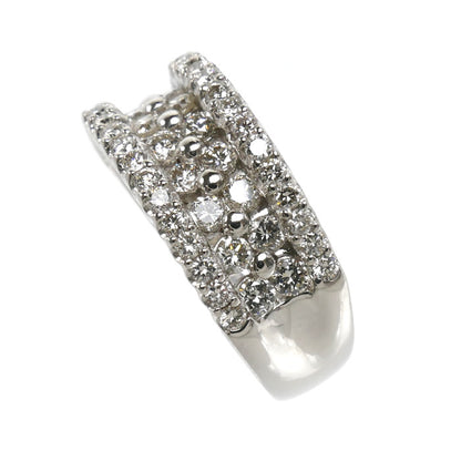 Pt900プラチナ リング・指輪 ダイヤモンド1.03ct 9.5号 9.5g レディース【中古】