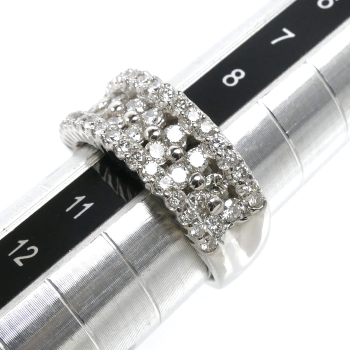 Pt900プラチナ リング・指輪 ダイヤモンド1.03ct 9.5号 9.5g レディース【中古】