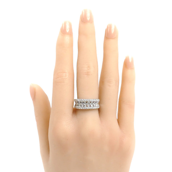 Pt900プラチナ リング・指輪 ダイヤモンド1.03ct 9.5号 9.5g レディース【中古】