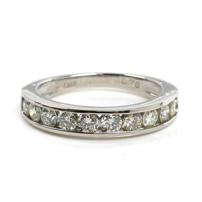 Pt900プラチナ リング・指輪 ダイヤモンド0.76ct 12号 4.7g レディース【中古】【美品】