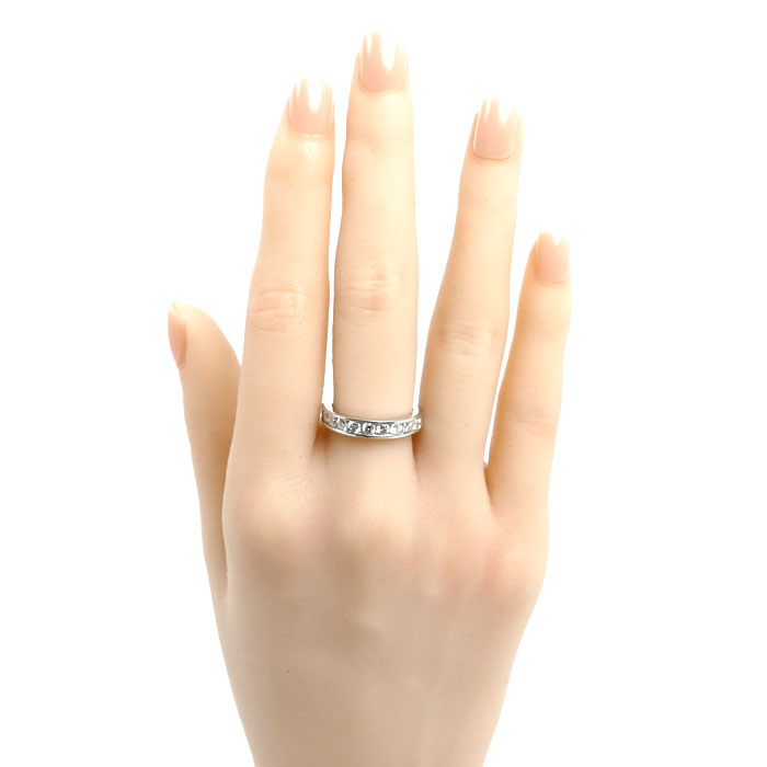 Pt900プラチナ リング・指輪 ダイヤモンド0.76ct 12号 4.7g レディース【中古】【美品】