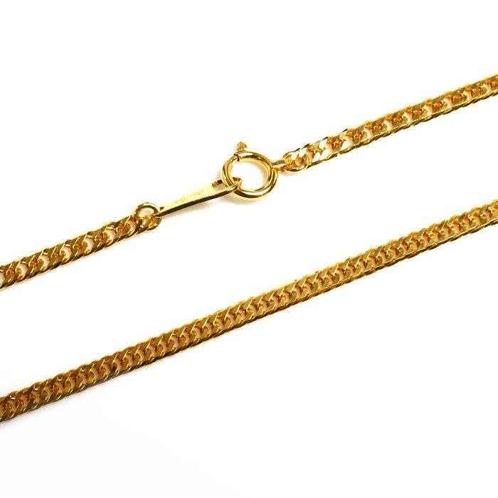 純金 ネックレス 喜平6面Wカット 9.0g 45cm レディース【未使用】【買取品】