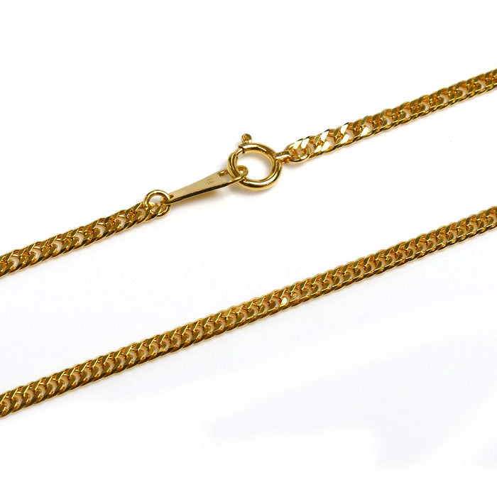 純金 ネックレス 喜平6面Wカット 9g 45cm レディース【未使用】【買取品】