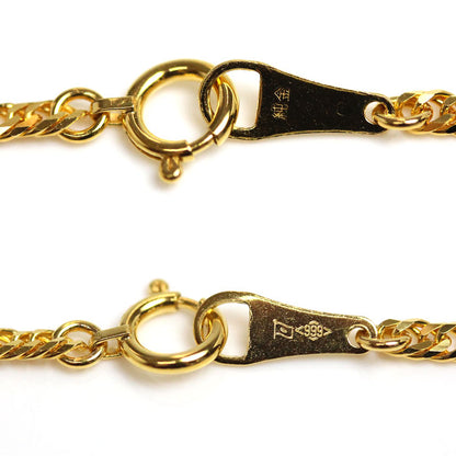 純金 ネックレス 喜平6面Wカット 11.2g 55cm ユニセックス【未使用】【買取品】