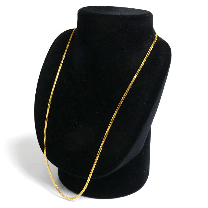 純金 ネックレス 喜平6面Wカット 11.2g 55cm ユニセックス【未使用】【買取品】