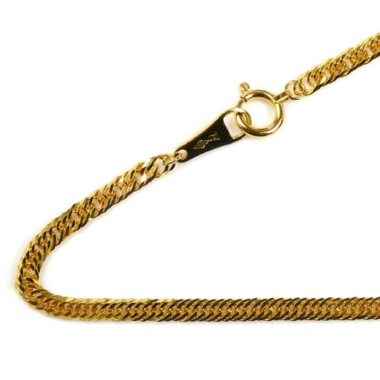 純金 ネックレス 喜平6面トリプルカット 9.2g 50cm ユニセックス【未使用】【買取品】