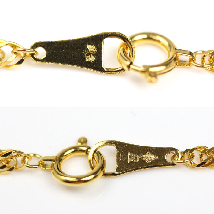 純金 ネックレス 喜平6面トリプルカット 9.2g 50cm ユニセックス【未使用】【買取品】