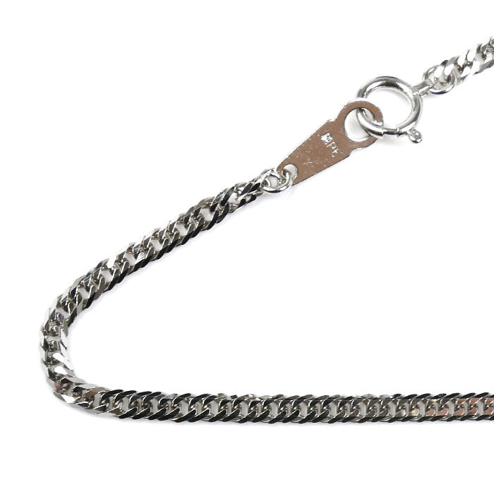 Pt1000プラチナ ネックレス 喜平6面Wカット 10.2g 50cm ユニセックス【未使用】【買取品】