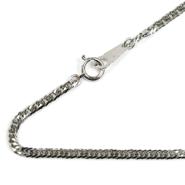 Pt1000プラチナ ネックレス 喜平6面Wカット 11.2g 55cm ユニセックス【未使用】【買取品】