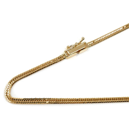 K18YG イエローゴールド ネックレス 喜平12面トリプルカット 5.8g 45cm ユニセックス【未使用】【買取品】