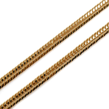 K18YG イエローゴールド ネックレス 喜平12面トリプルカット 5.8g 45cm ユニセックス【未使用】【買取品】