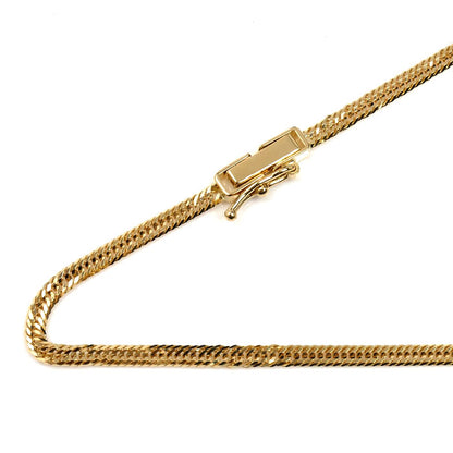 K18YG イエローゴールド ネックレス 喜平12面トリプルカット 6.5g 50cm ユニセックス【未使用】【買取品】