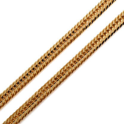 K18YG イエローゴールド ネックレス 喜平12面トリプルカット 6.5g 50cm ユニセックス【未使用】【買取品】