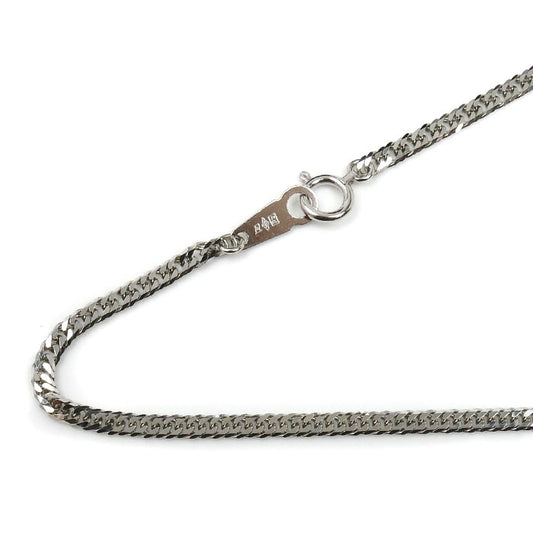 Pt999 ネックレス 喜平6面Wカット 9.4g 45cm 純プラチナ ユニセックス【未使用】【買取品】