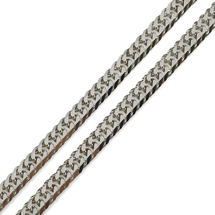 Pt999 ネックレス 喜平6面Wカット 9.3g 45cm 純プラチナ ユニセックス【未使用】【買取品】