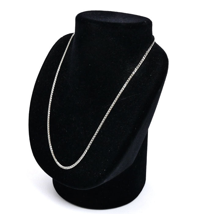 Pt999 ネックレス 喜平6面Wカット 9.3g 45cm 純プラチナ ユニセックス【未使用】【買取品】