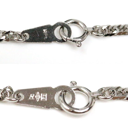 Pt999 ネックレス 喜平6面Wカット 10.4g 50cm 純プラチナ ユニセックス【未使用】【買取品】