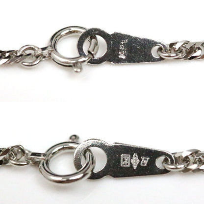 Pt999 ネックレス 喜平6面Wカット 11.3g 55cm 純プラチナ ユニセックス【未使用】【買取品】