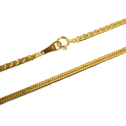 K24YG イエローゴールド ネックレス 喜平6面トリプルカット 8.4g 45cm ユニセックス【未使用】【買取品】