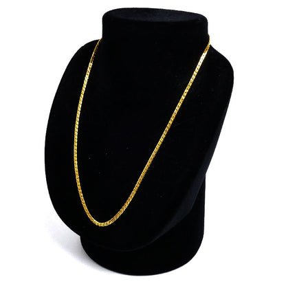 K24YG イエローゴールド ネックレス 喜平6面トリプルカット 8.4g 45cm ユニセックス【未使用】【買取品】