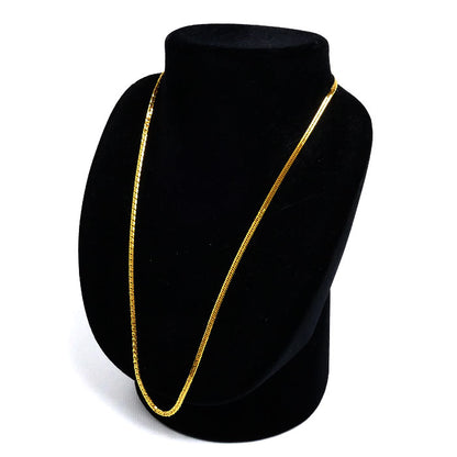 K24YG イエローゴールド ネックレス 喜平6面トリプルカット 9.3g 50cm ユニセックス【未使用】【買取品】